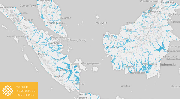 orang terdampak banjir sungai