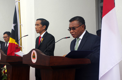 kunjungan resmi Timor Leste